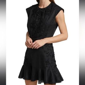 VERONICA BEARD Kerison Embroidered Minidress NWT 00